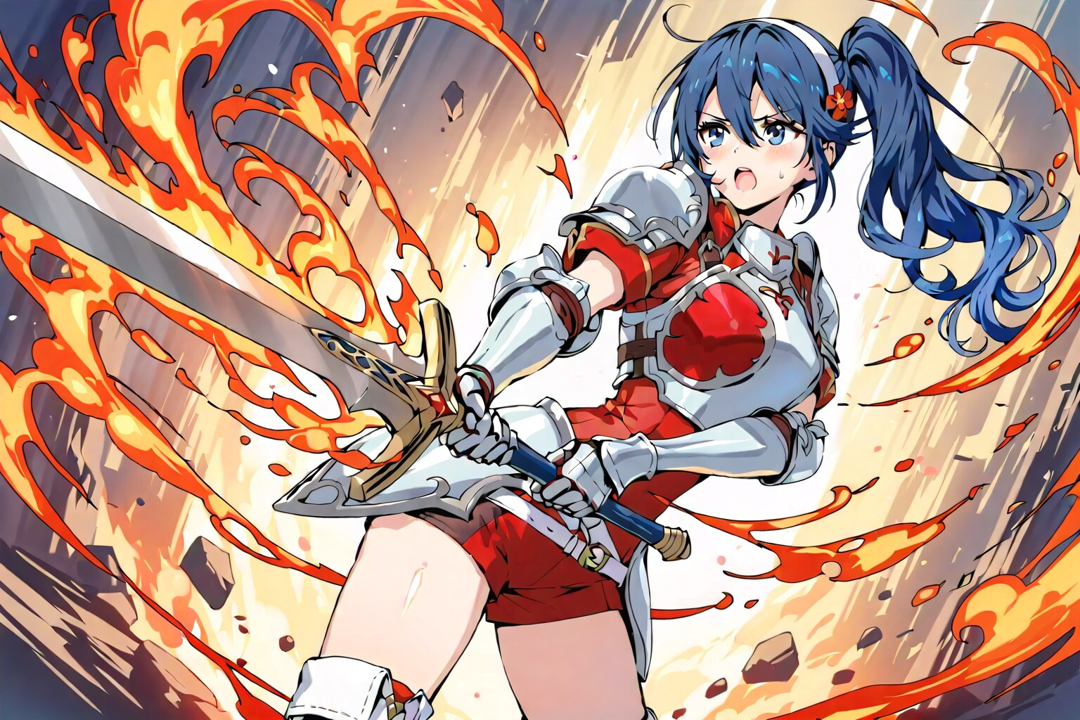炎の剣士