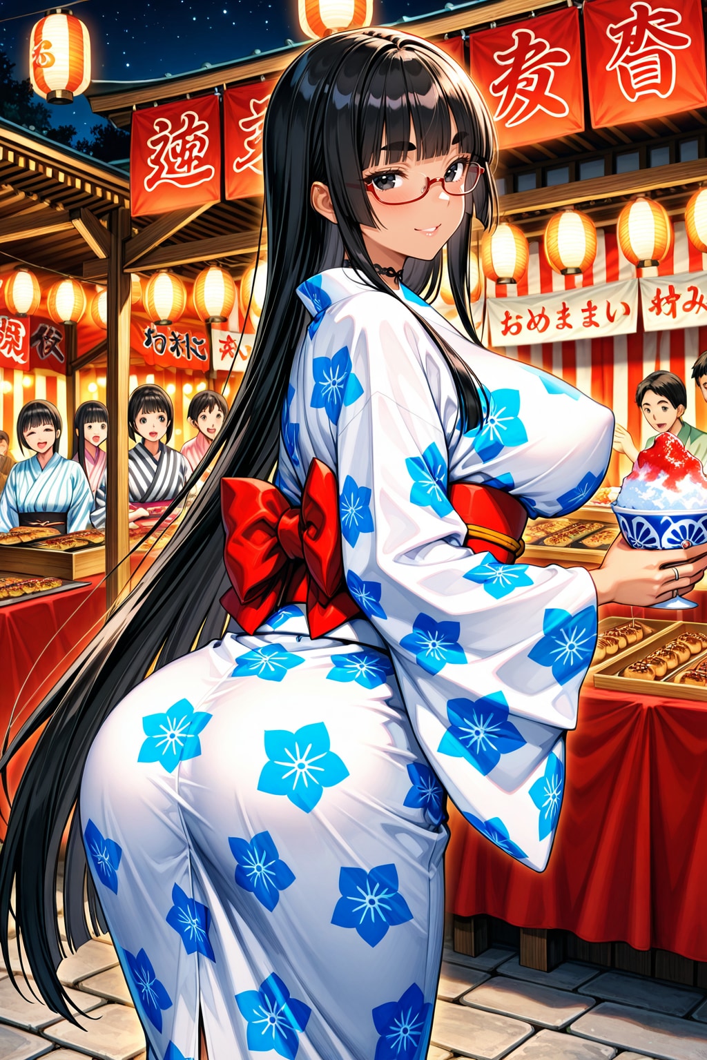 浴衣と夏祭りと