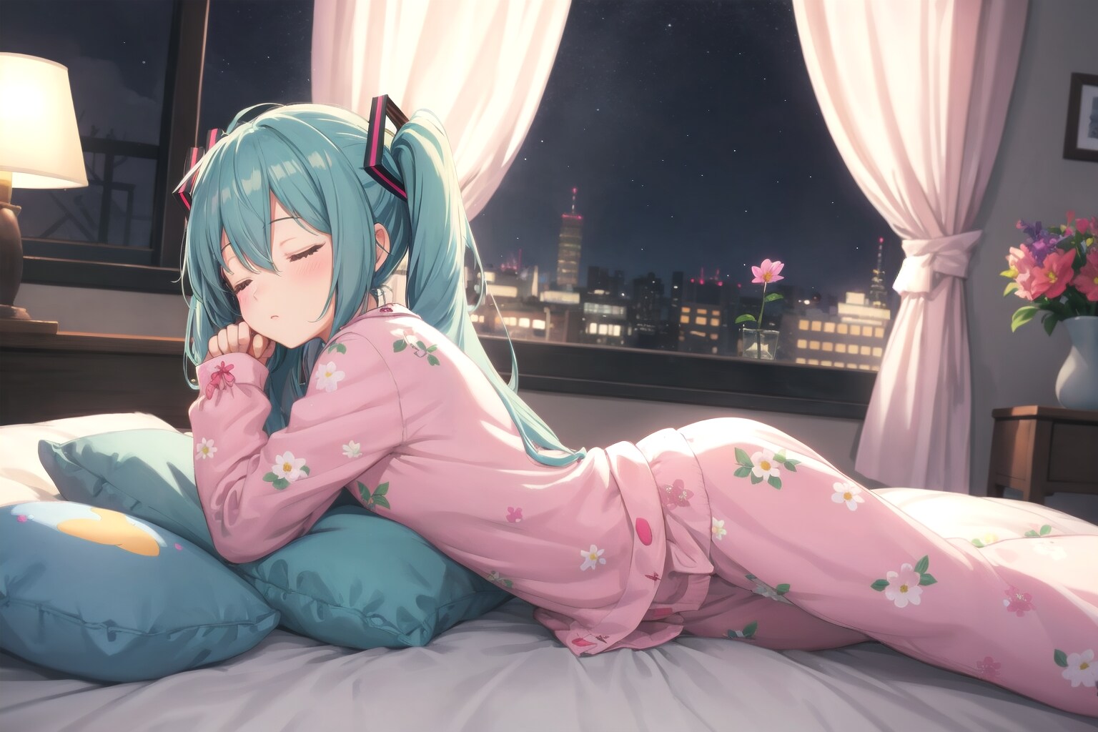 ミクさん、おやすみ