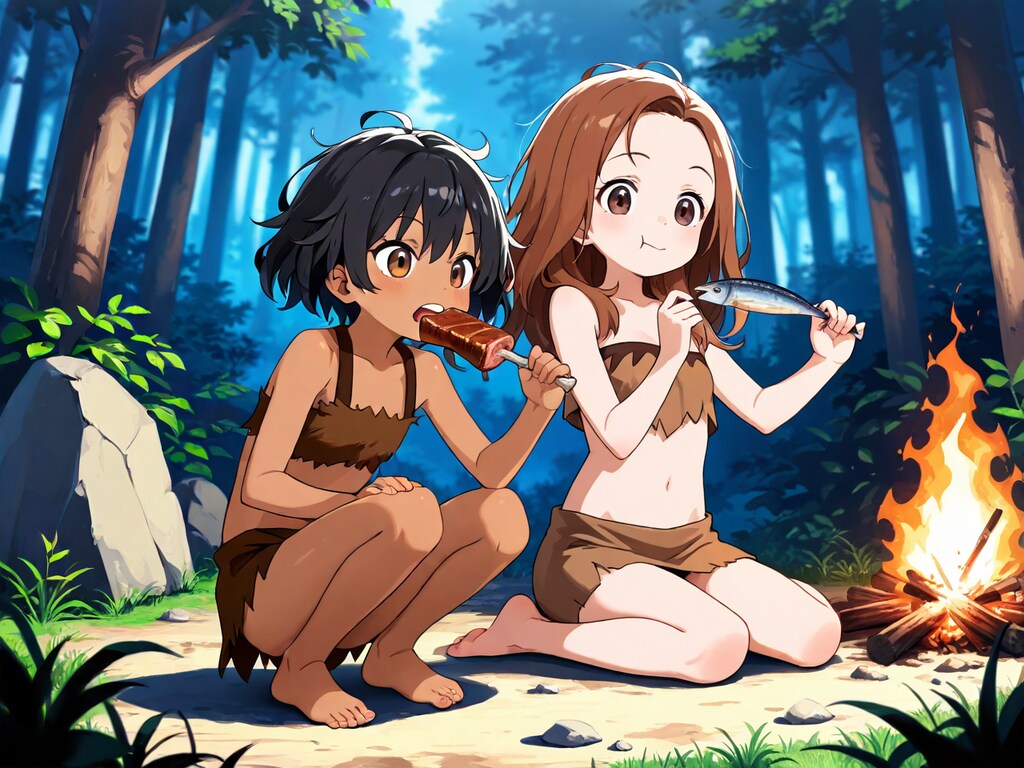 うちの子原始人