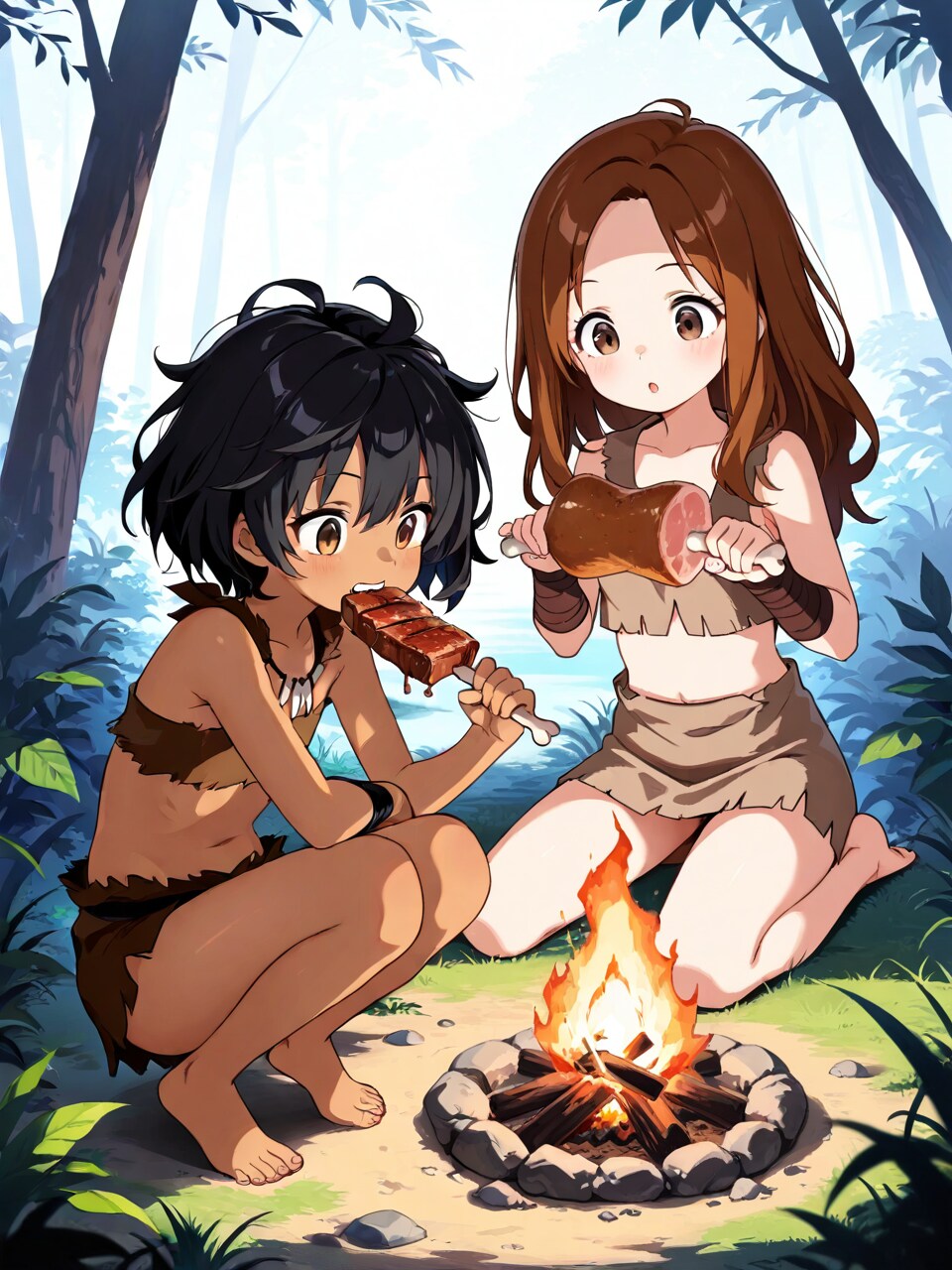 うちの子原始人
