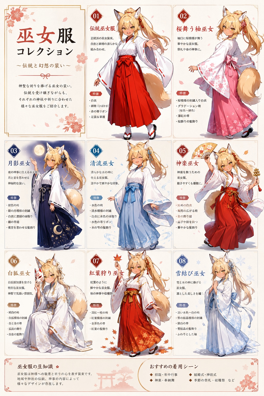 巫女服コレクション