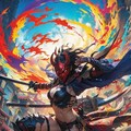 仮面の女武者２ 2枚目
