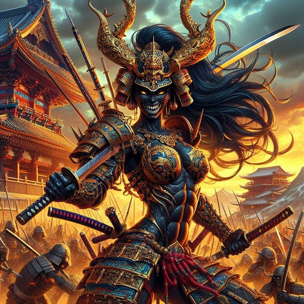 仮面の女武者２