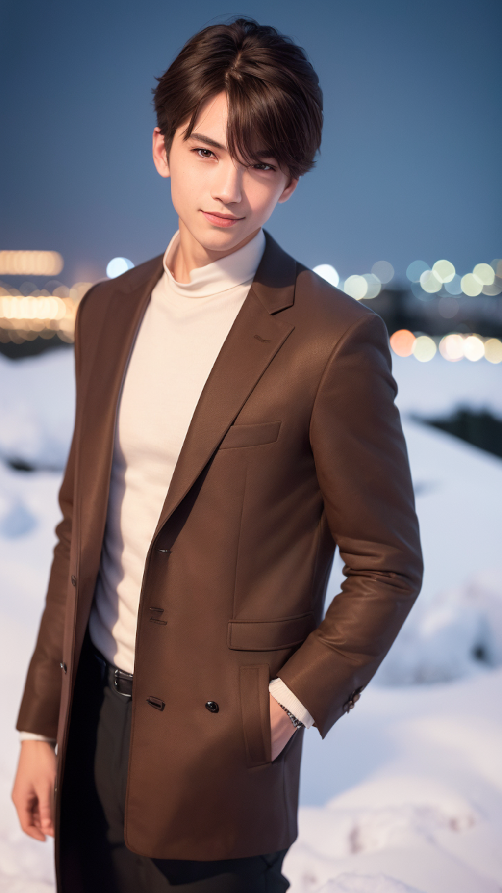 雪国のイケメン男子1