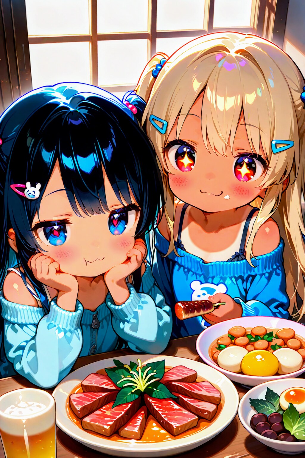 おにくちゃん🍖チャレンジ19 🐟️＆🍖