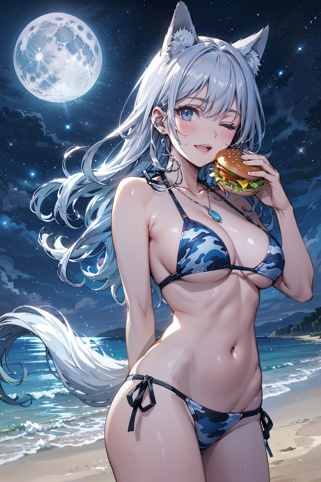 月見バーガー🍔🐺✨
