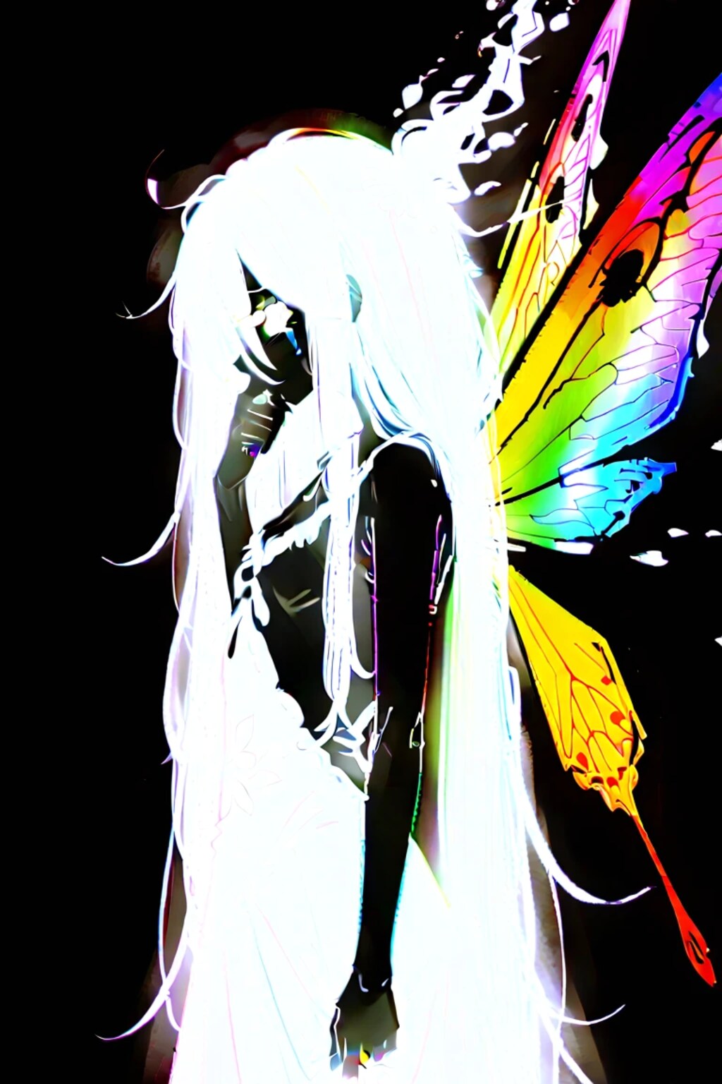 ラインアートをサイケデリックカラーでやりたかった件