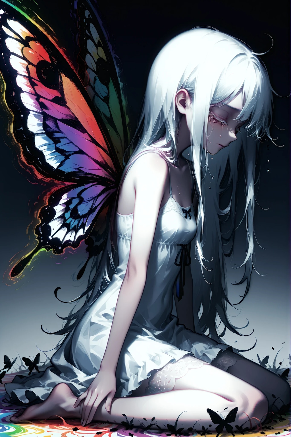 ラインアートをサイケデリックカラーでやりたかった件