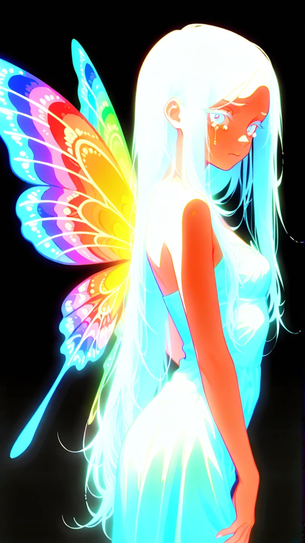 ラインアートをサイケデリックカラーでやりたかった件