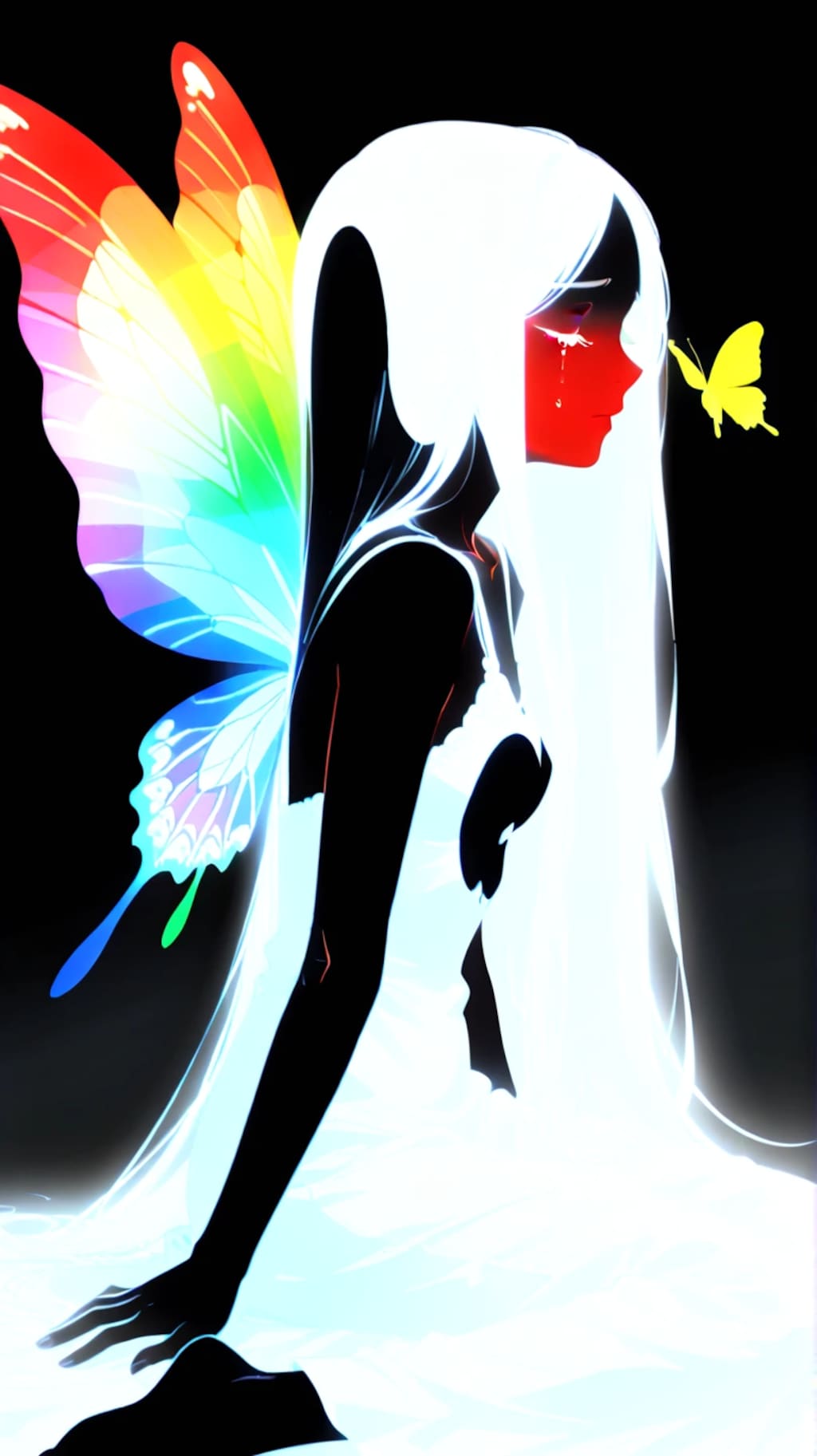 ラインアートをサイケデリックカラーでやりたかった件