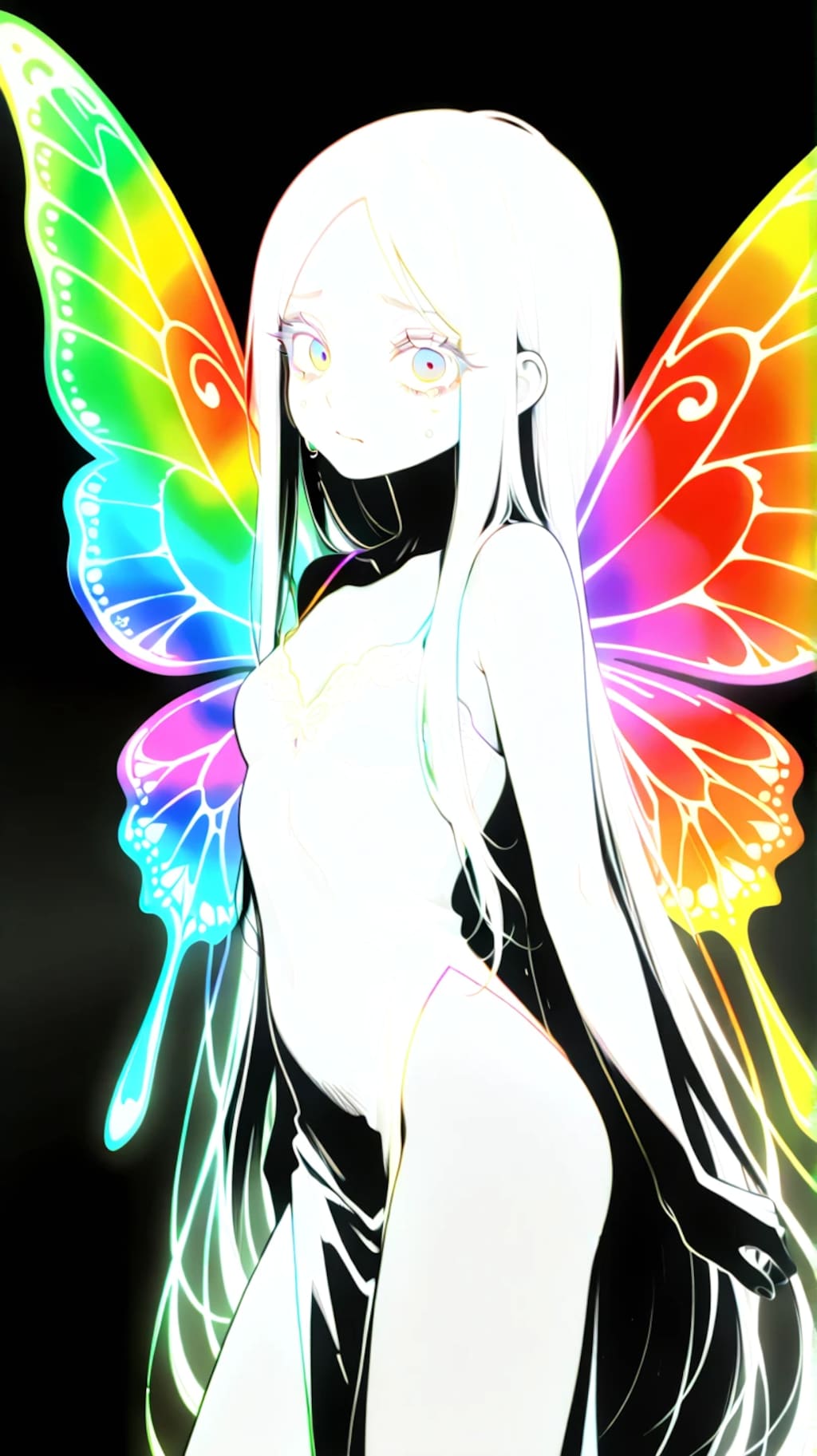 ラインアートをサイケデリックカラーでやりたかった件