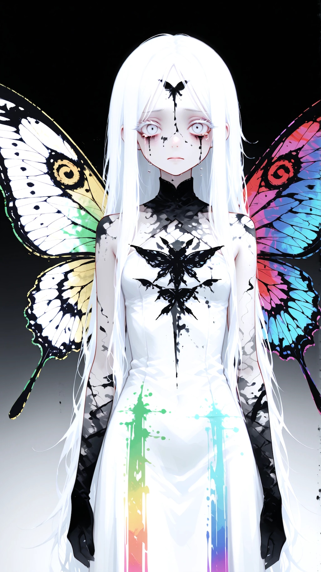 ラインアートをサイケデリックカラーでやりたかった件