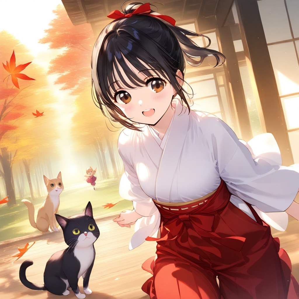 みこさんとねこ