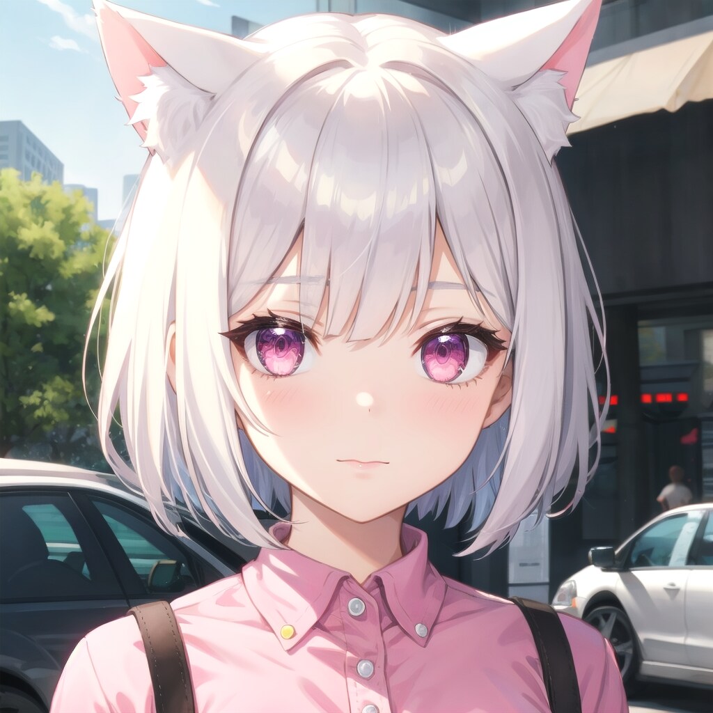 ピンクのシャツ | の人気AIイラスト・グラビア