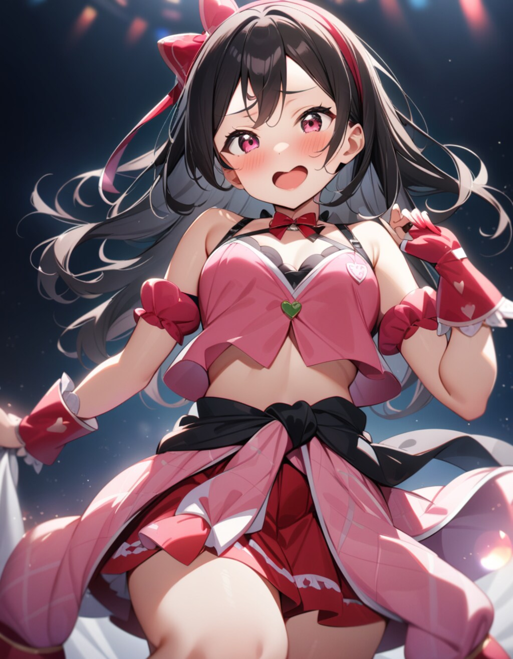 魔法少女のコスプレをした矢澤にこ（ラブライブ！）