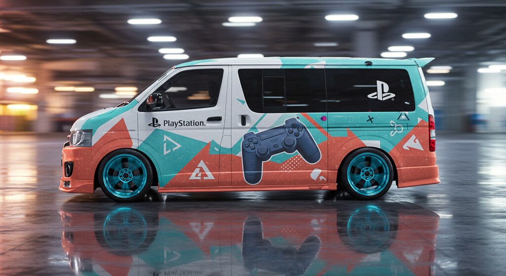 プレイステーション柄ワゴン