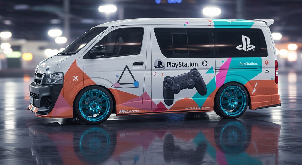 プレイステーション柄ワゴン