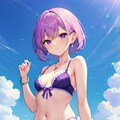 紫色のランジェリー #4 2枚目