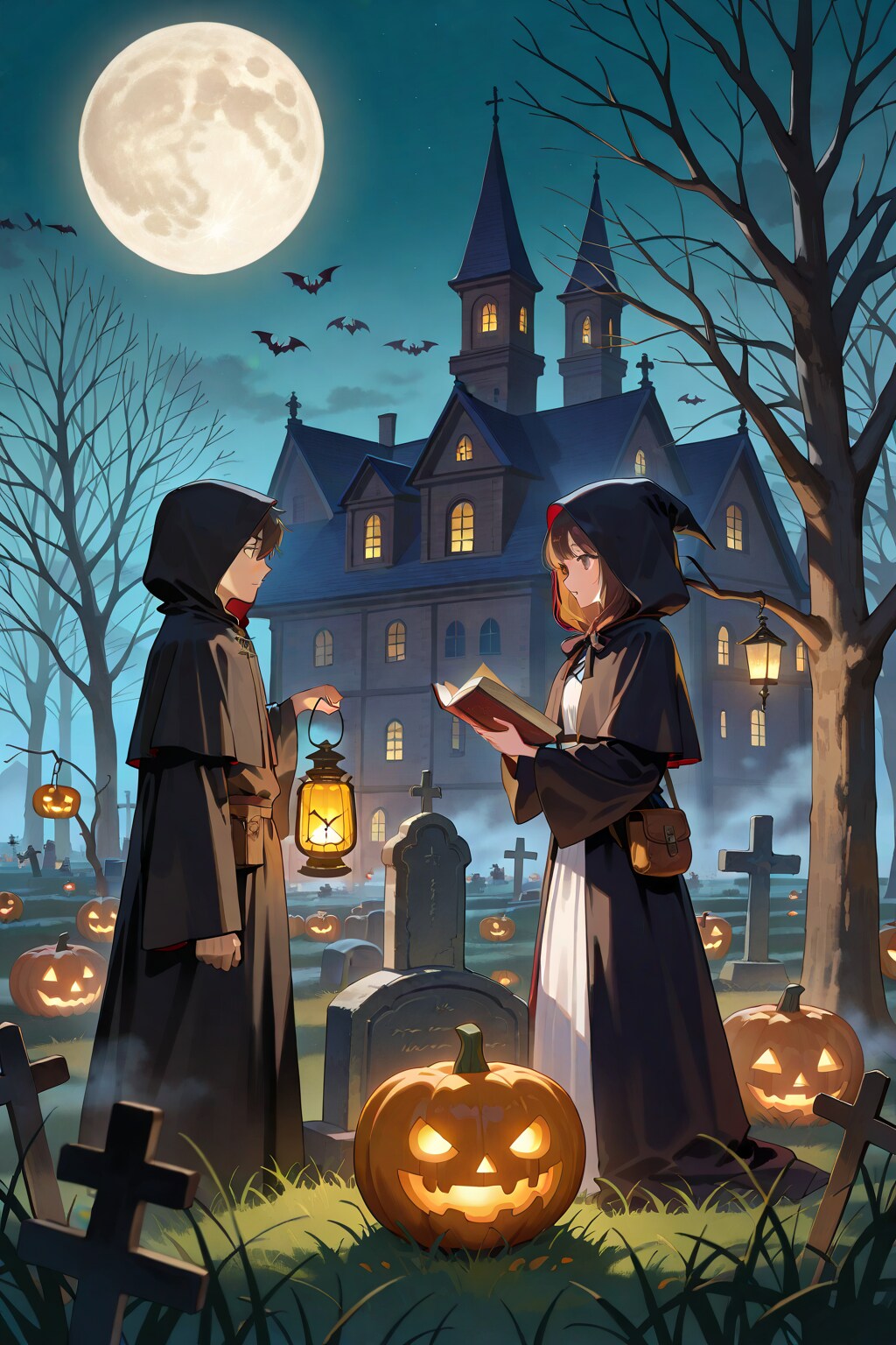 ハロウィンの夜 | の人気AIイラスト・グラビア