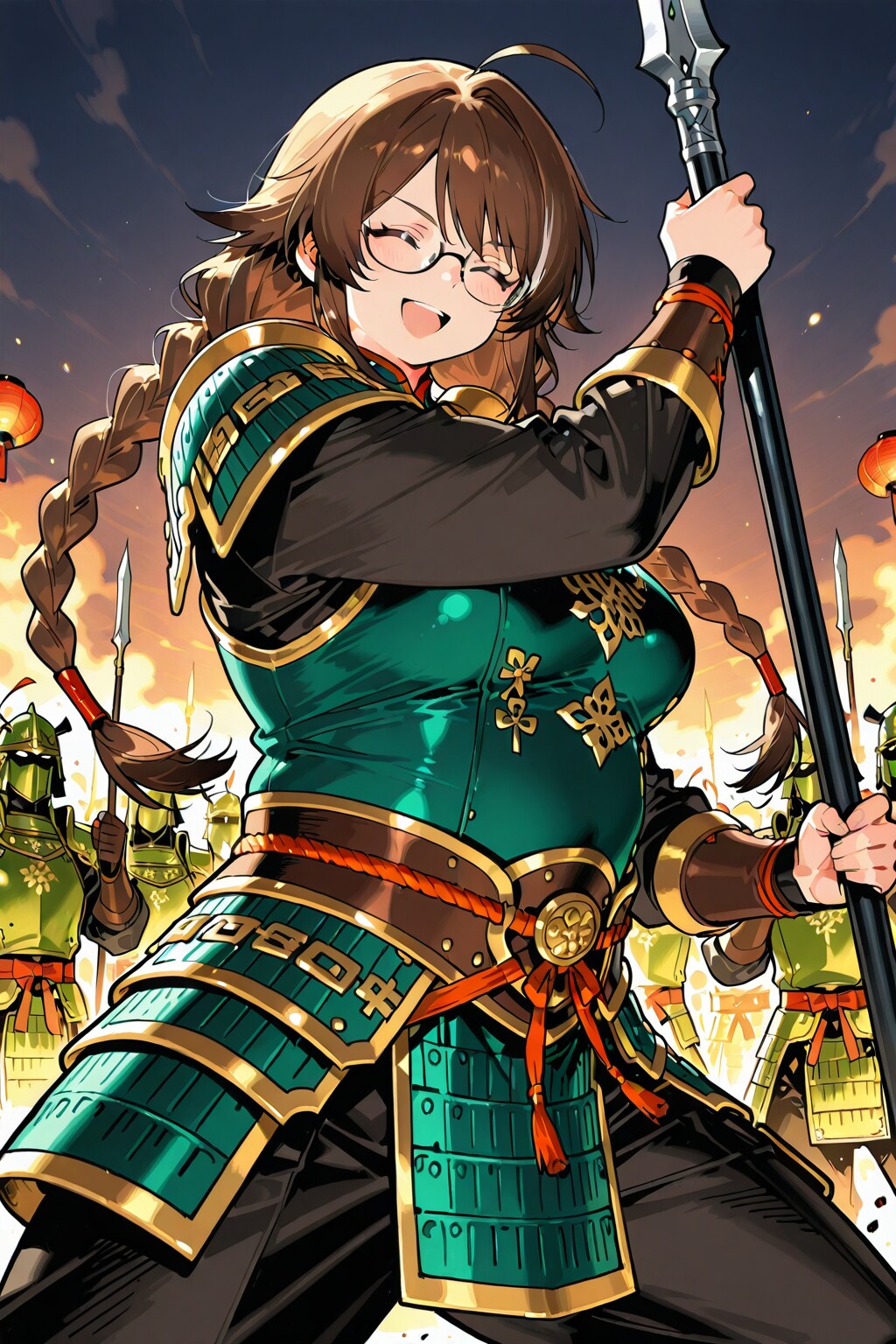 許褚なすみかちゃん、勇ましく戦え！