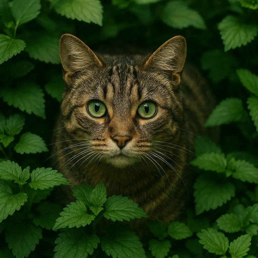 緑に潜む猫 | の人気AIイラスト・グラビア