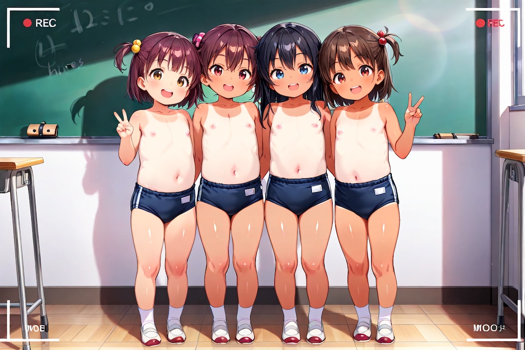 ひやけあとでもりあがるじょしたち