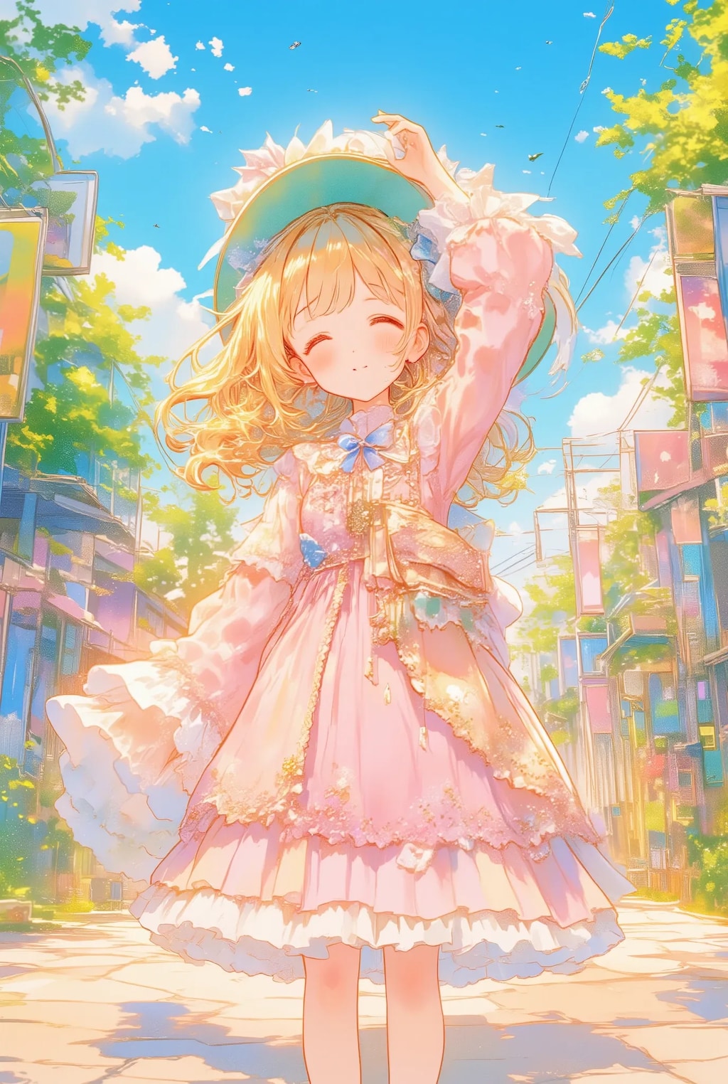 暑いよフリフリちゃん