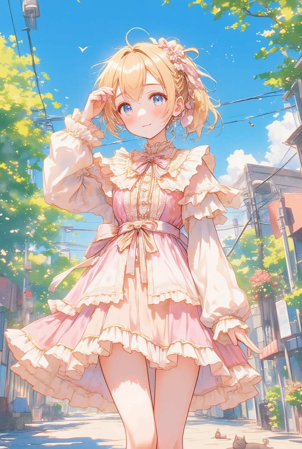 暑いよフリフリちゃん