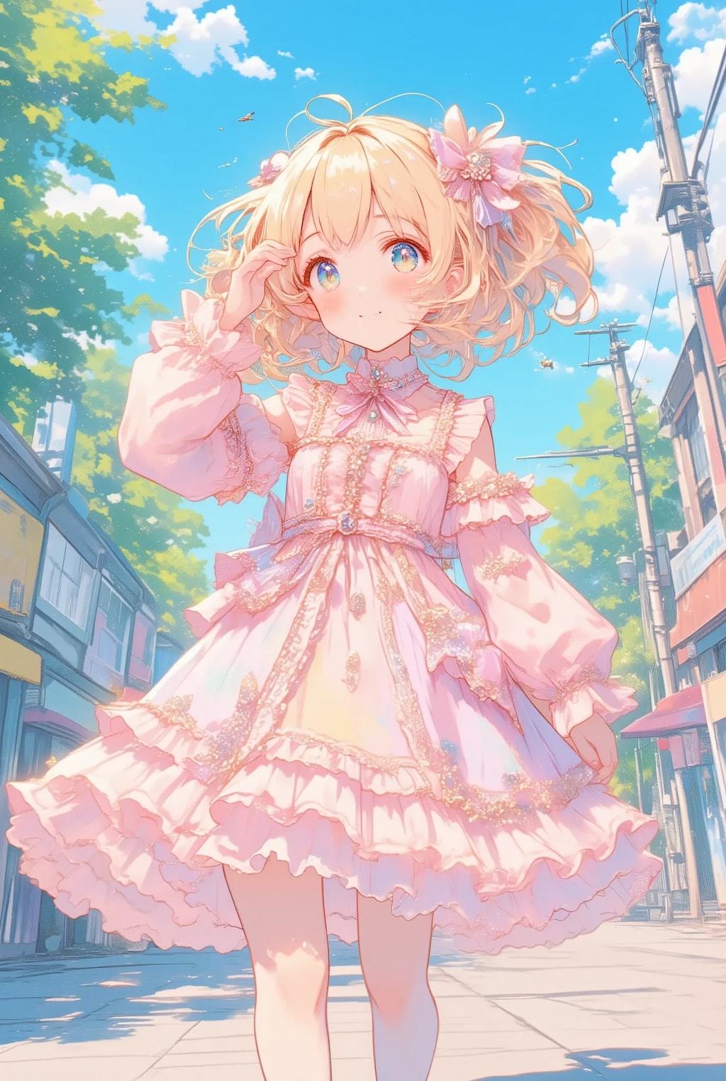 暑いよフリフリちゃん