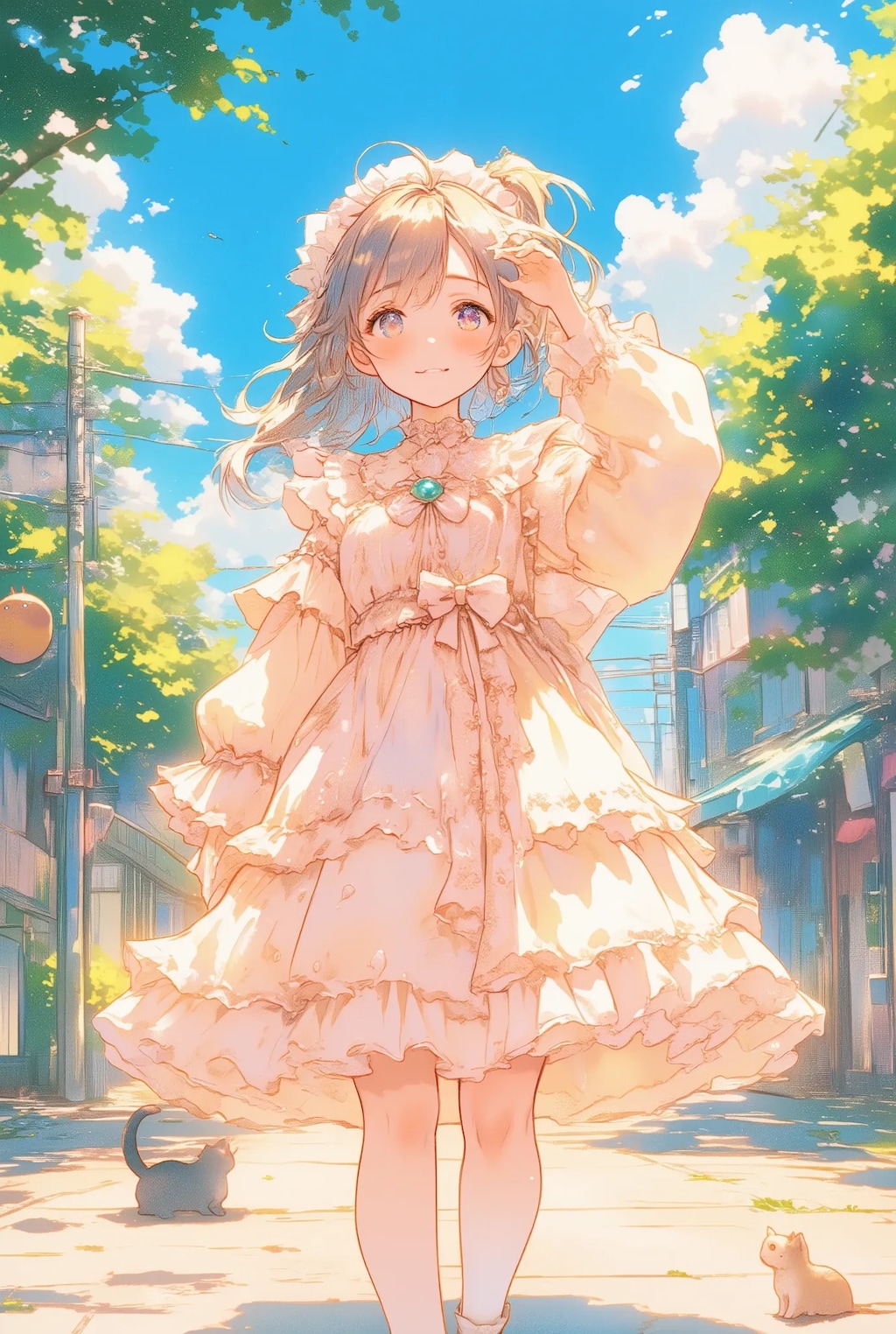 暑いよフリフリちゃん