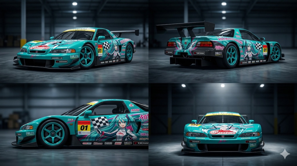 初音ミクレジェンドレーシングカー