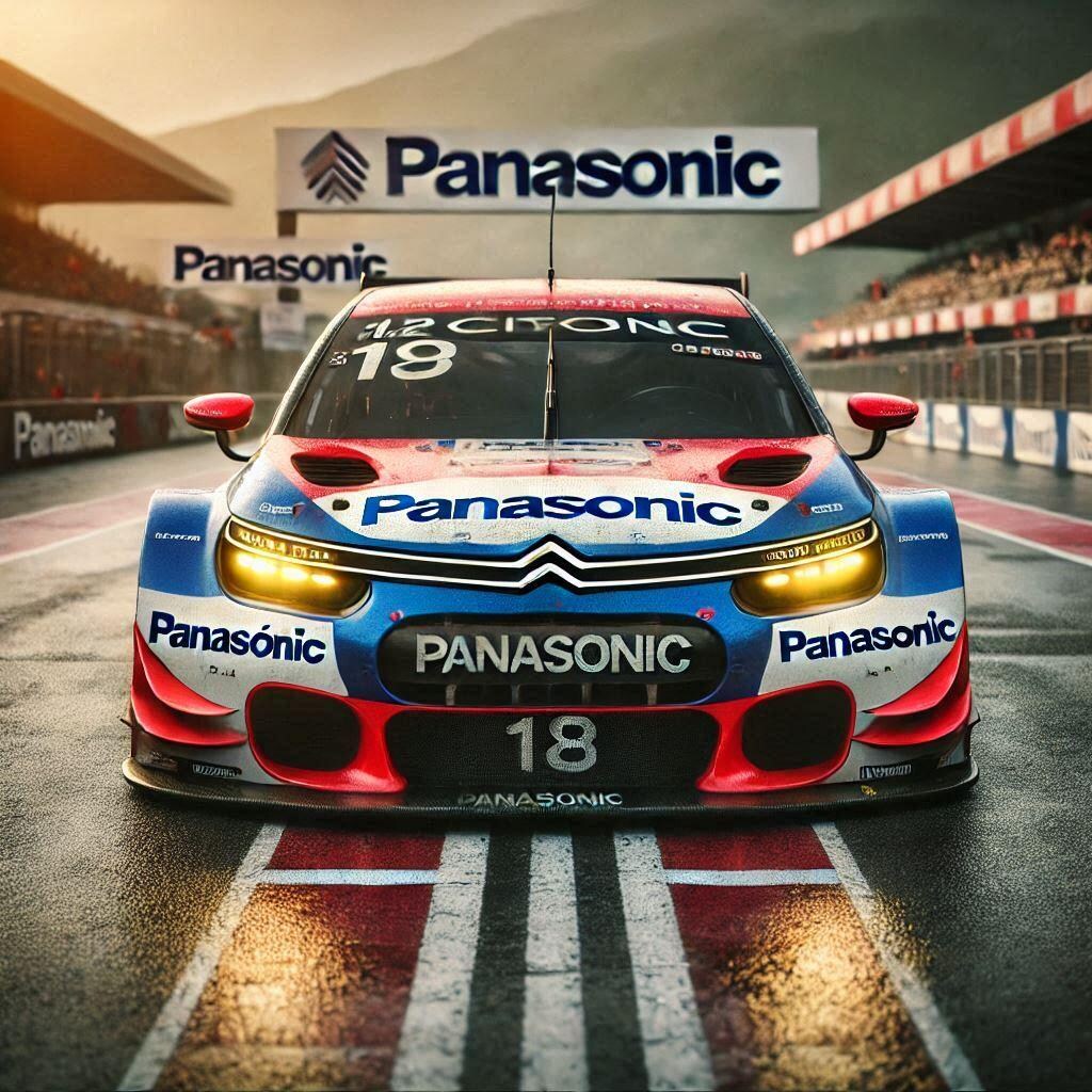 PanasonicカラーシトロエンC4レーシングカー