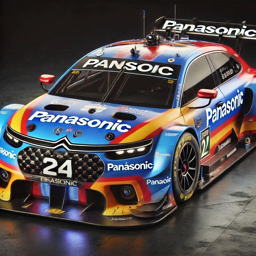 PanasonicカラーシトロエンC4レーシングカー
