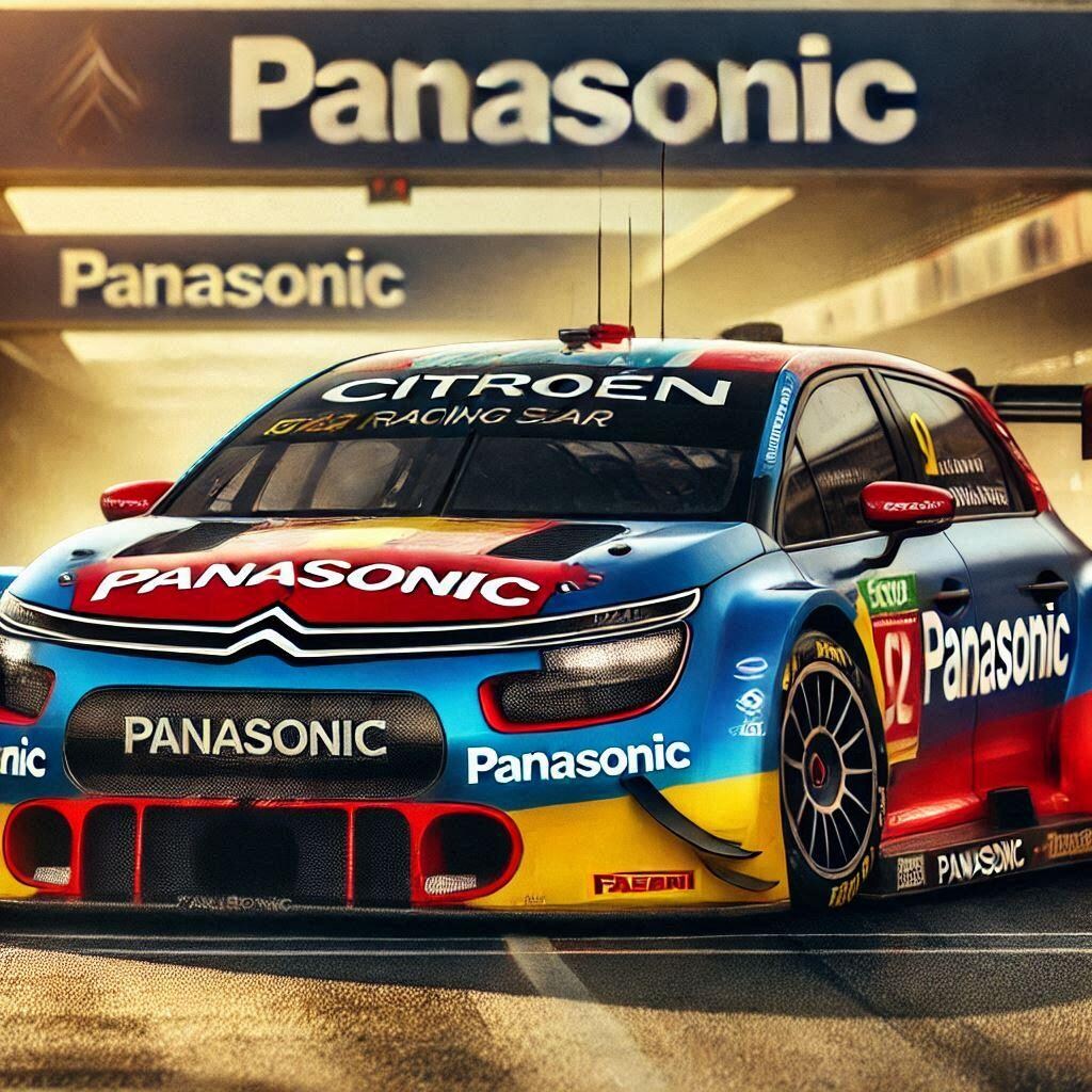 PanasonicカラーシトロエンC4レーシングカー