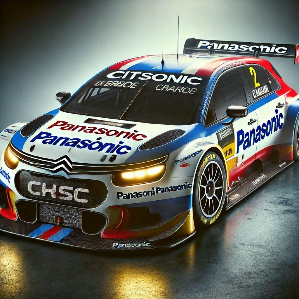 PanasonicカラーシトロエンC4レーシングカー