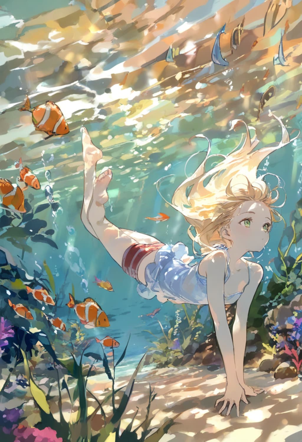 under the sea(水彩タッチ)(4)