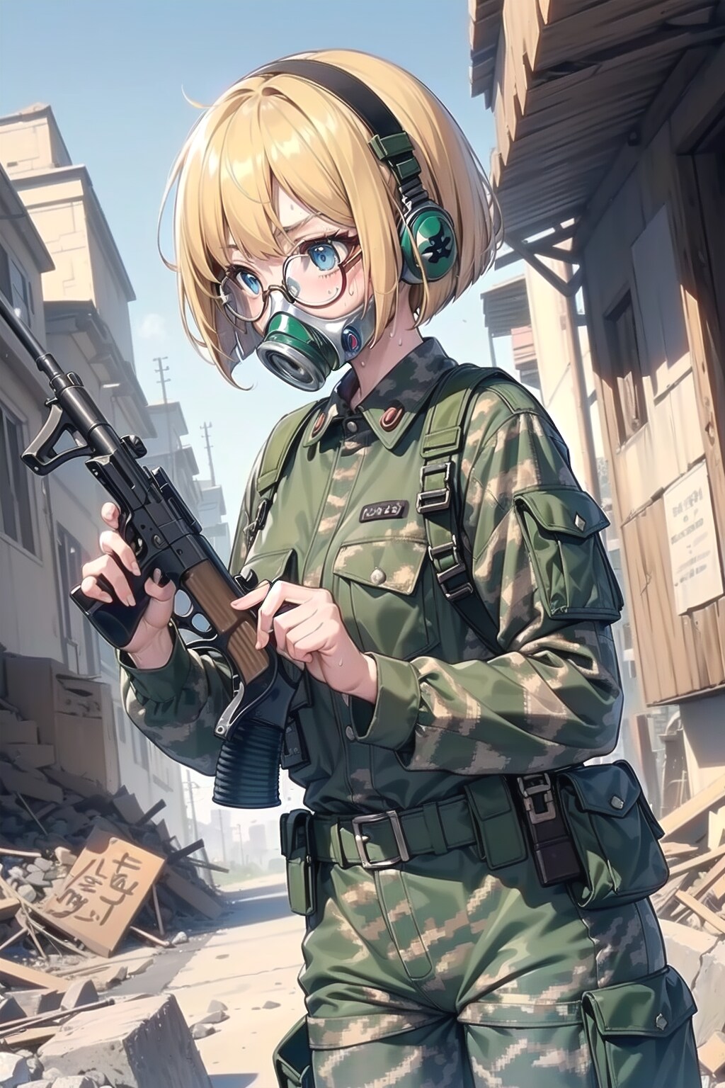おかっぱさん in Battlefield