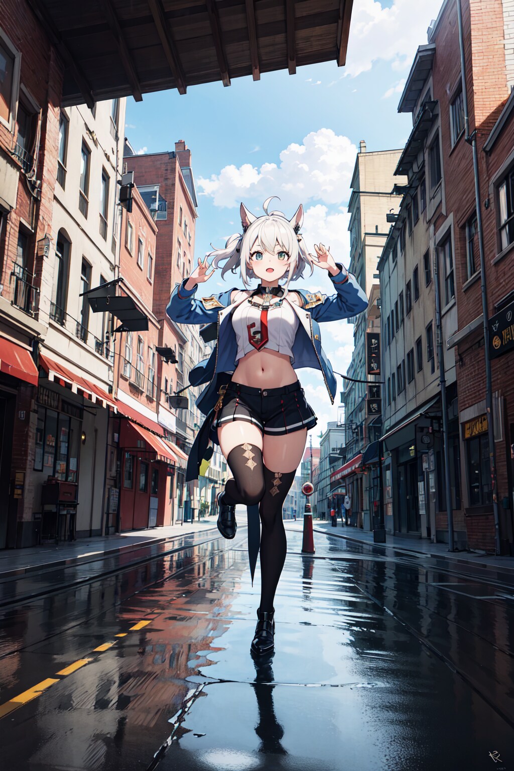 アニメ＋リアル背景
