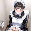 【企画投稿】我が家のメイドさんのおトイレ事情 4枚目