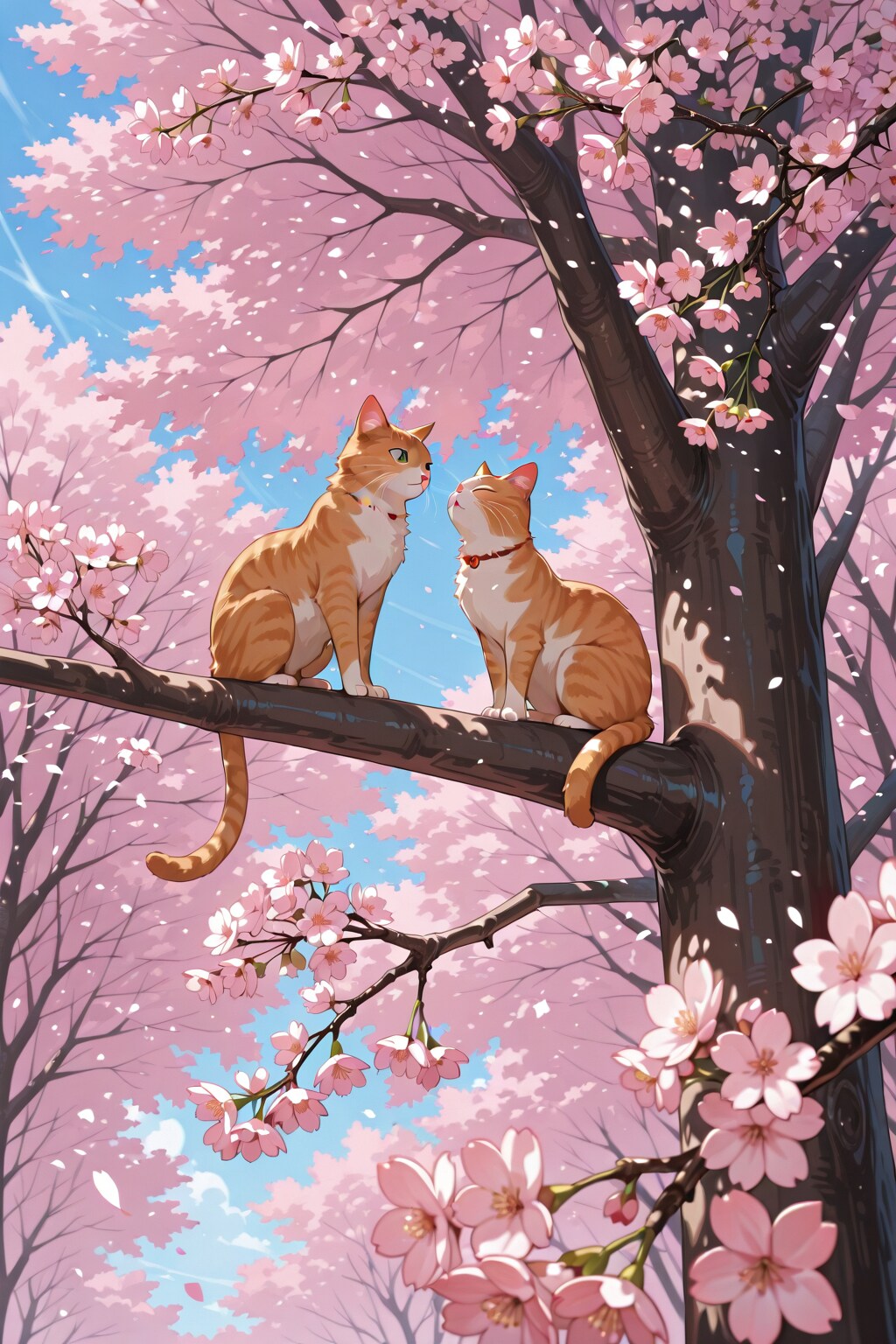 木登りにゃんこ