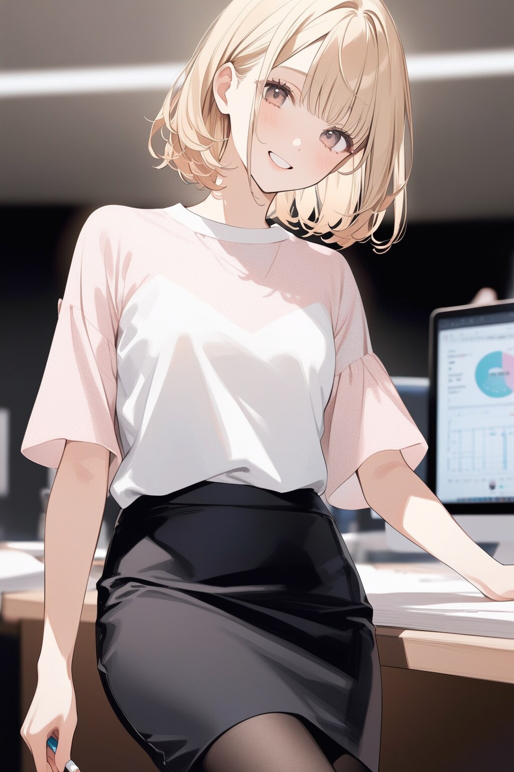 黒タイツを含むファッション（5）