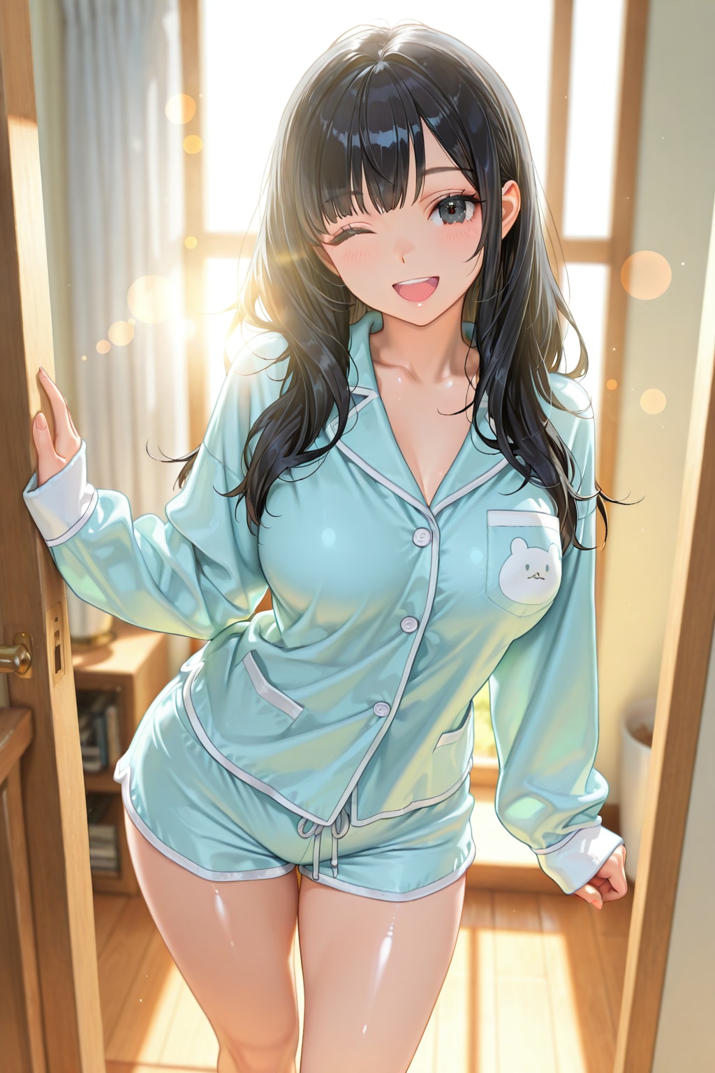 「おはよ～☆」
