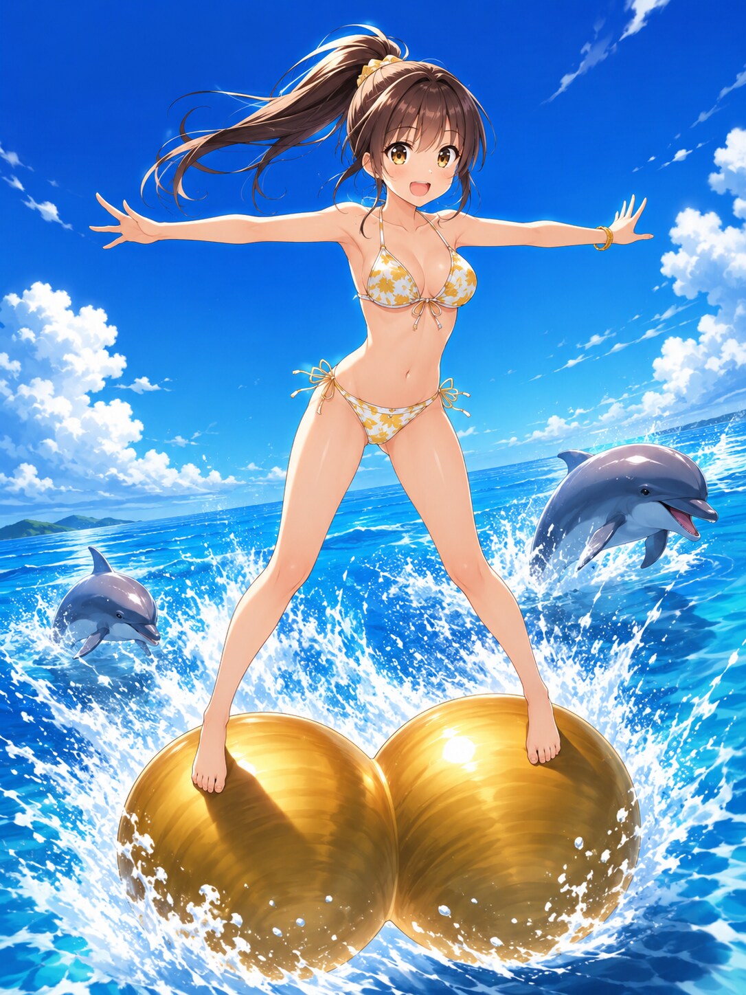 🟡🧑‍🩰🟡🌊🌊🌊