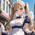 パンチラメイドさん 2枚目