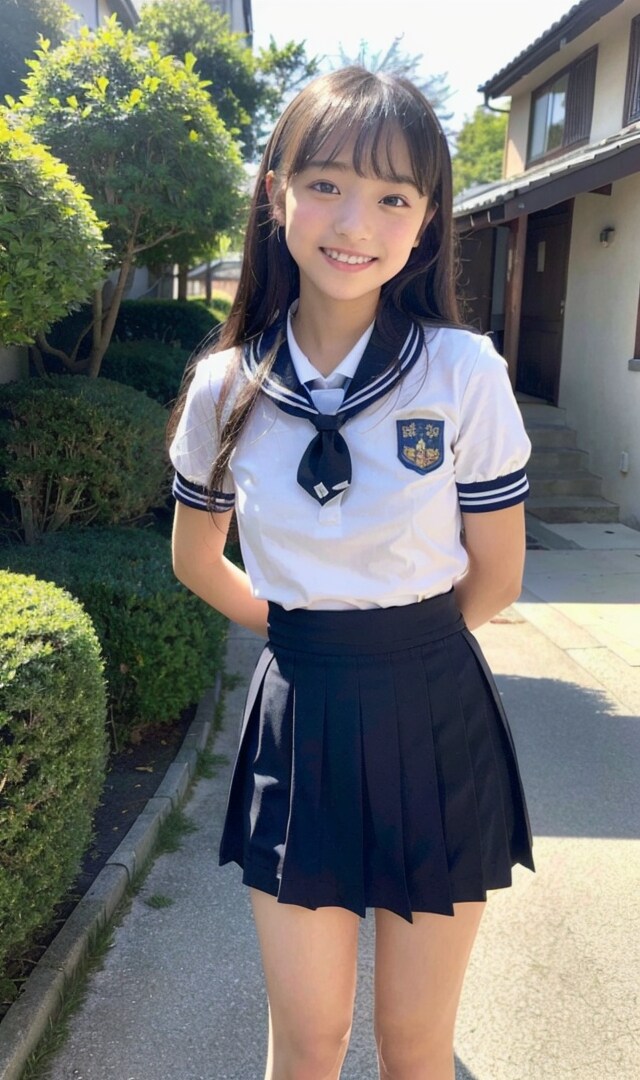 自撮り　女子高生