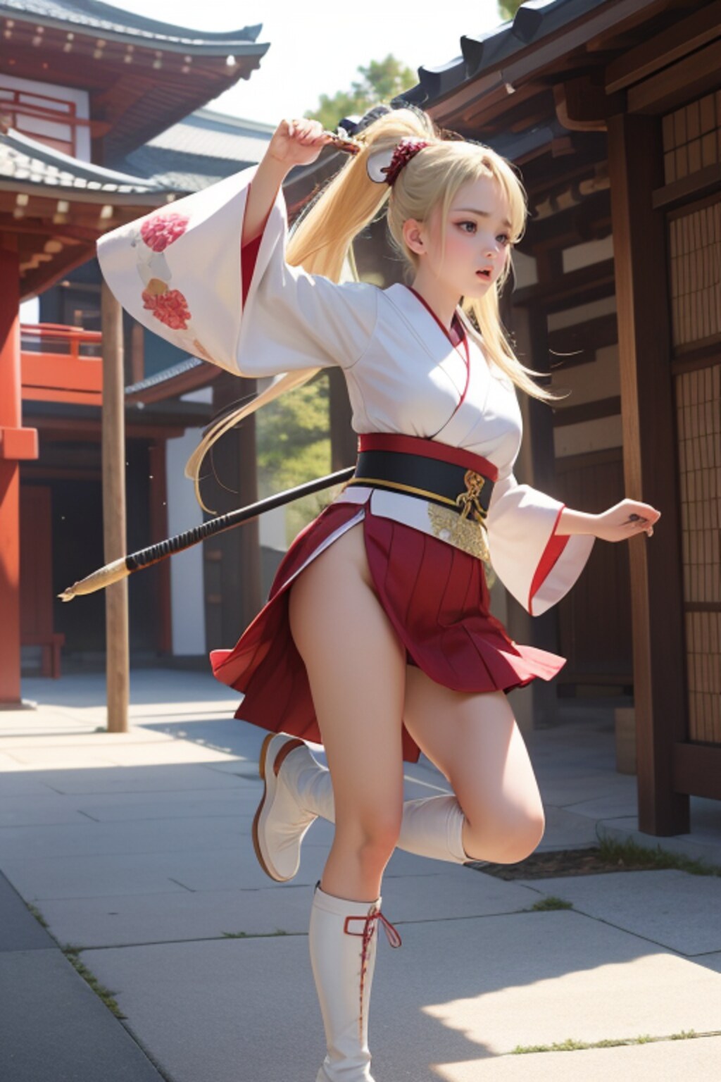 少女サムライ　ブロンド１