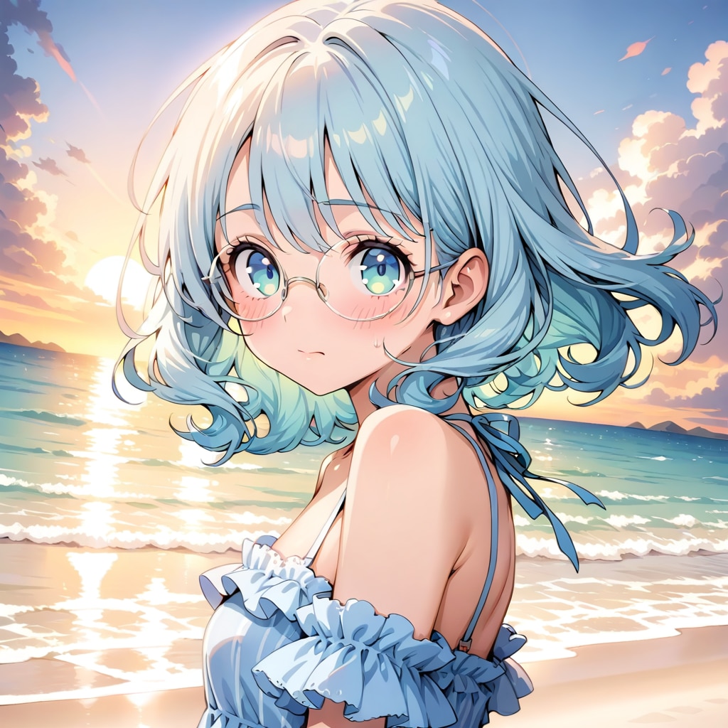 LARIMARちゃんと海