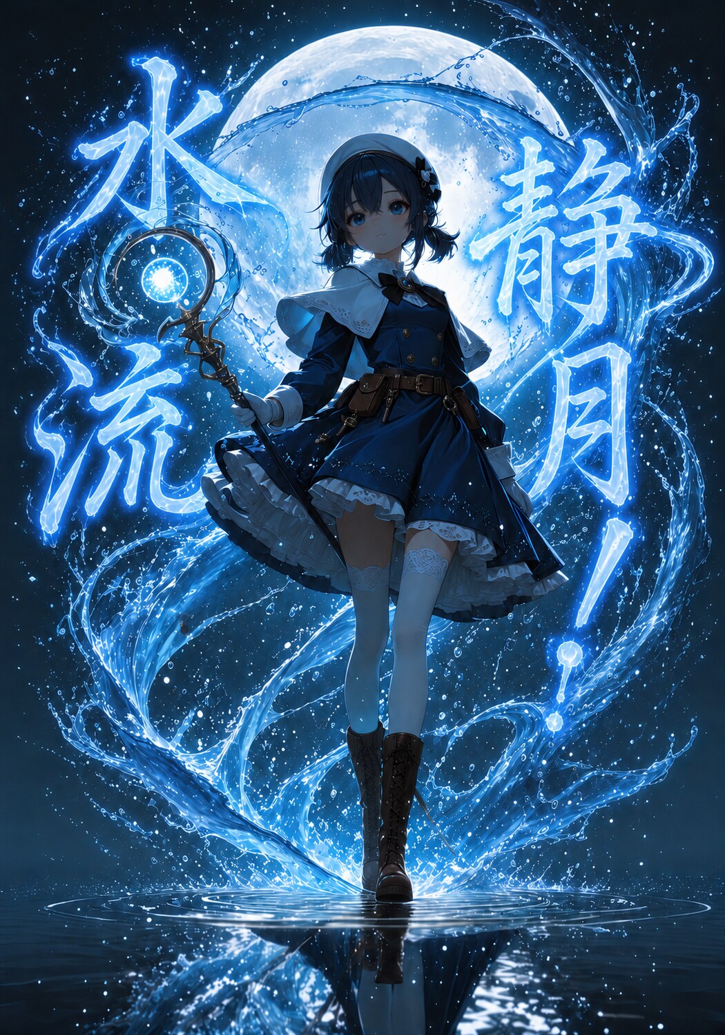 水流静月！