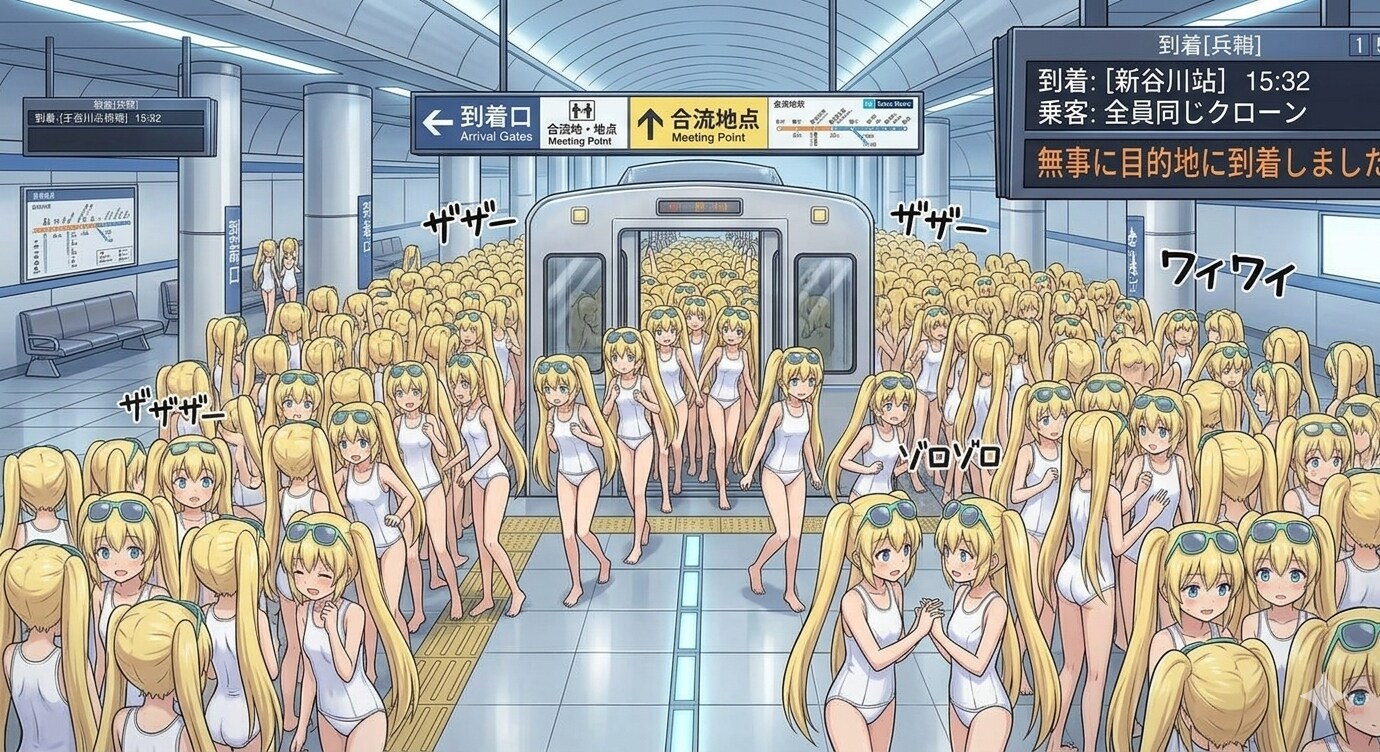 久しぶりな再就職祝福クローン達の日常？